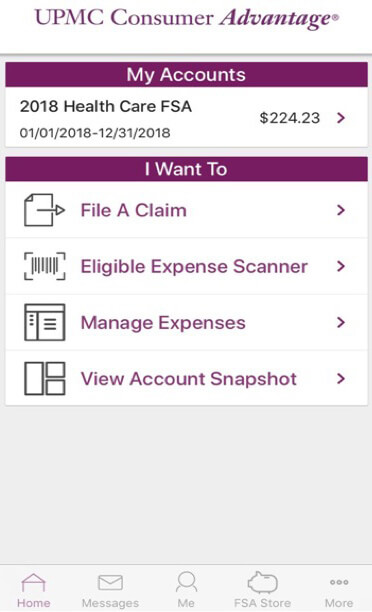 UPMC Consumer Advantage Mobile App Image