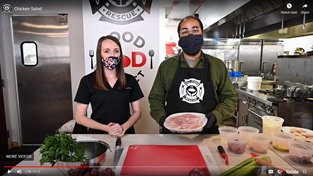 cooking with 412 Food Rescue