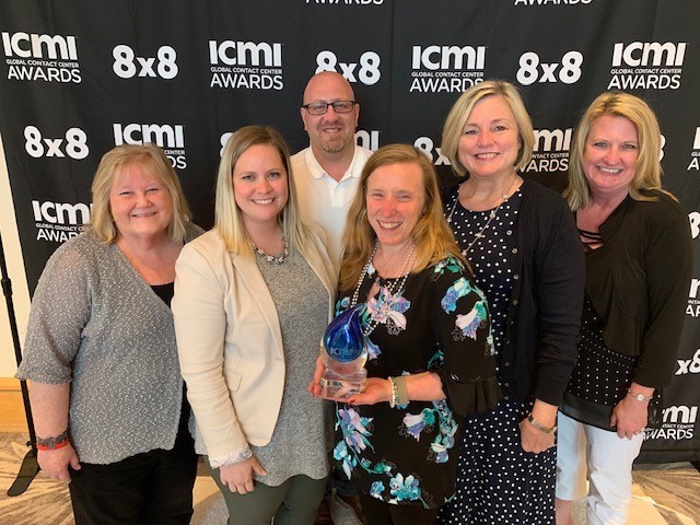 UPMC Health Plan executives were on hand to receive the ICMI Global Contact Center Award for Best Large Call Center.